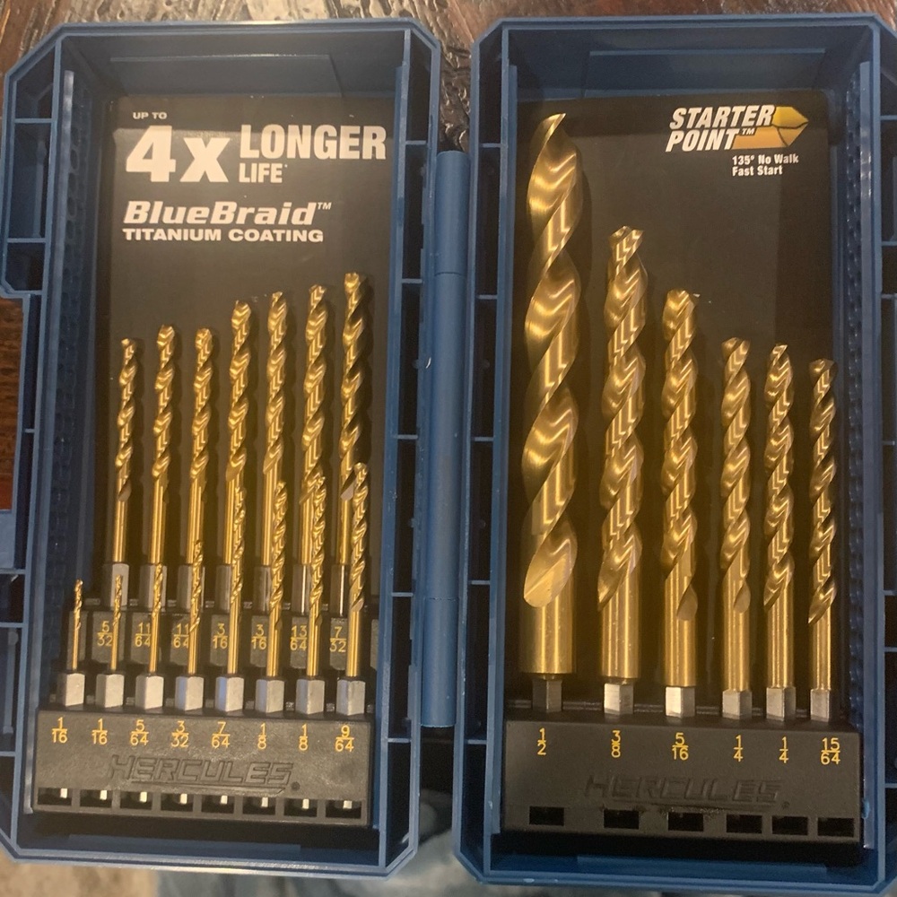 Hercules 21-Piece Titanium Hex Drill Bit Set - Picture 3 of 6